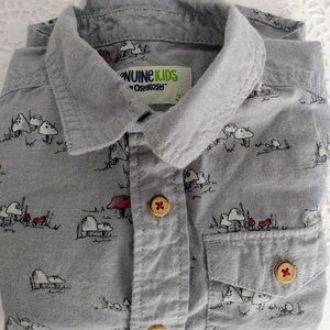 OSHKOSH genuine kids 3T pocket shirt 100%Cotton Long sleeve